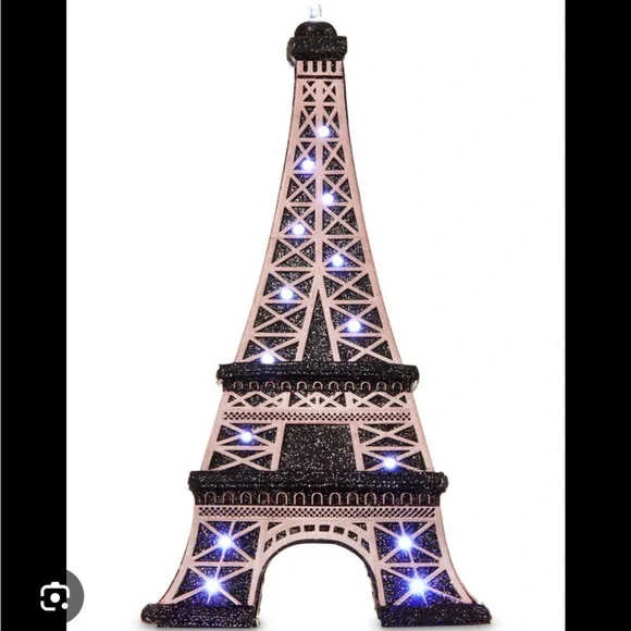 Bath & Body Works Black and Pink Eiffel Tower Decor - Picture 5 of 5